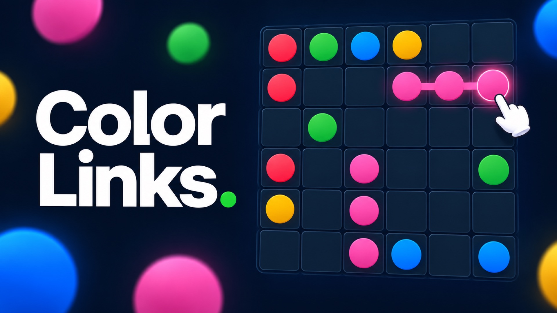 Color Links - Strategic Color-Matching Puzzle Game